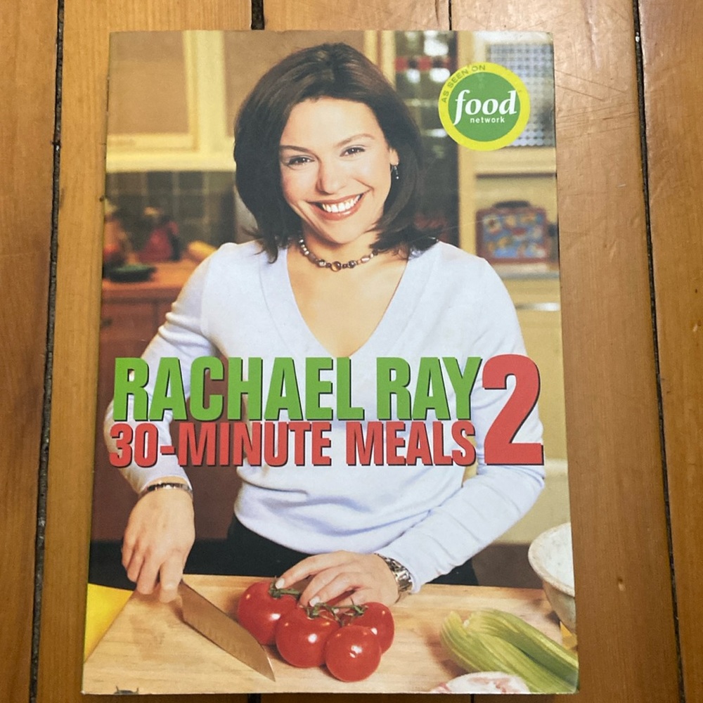 NEVER USED Rachael Ray 30-Minute Meals Cook Book. Bought never used.